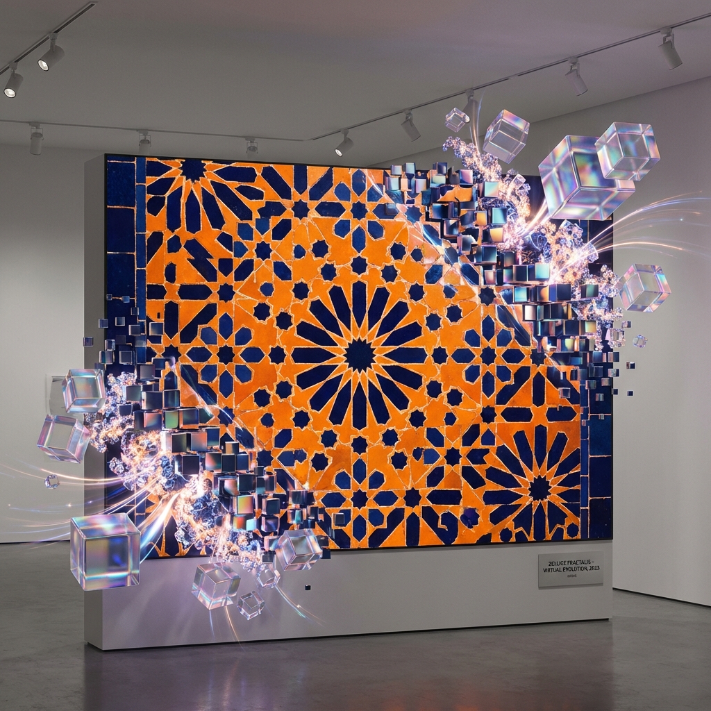 Moroccan Zellige Digital Art