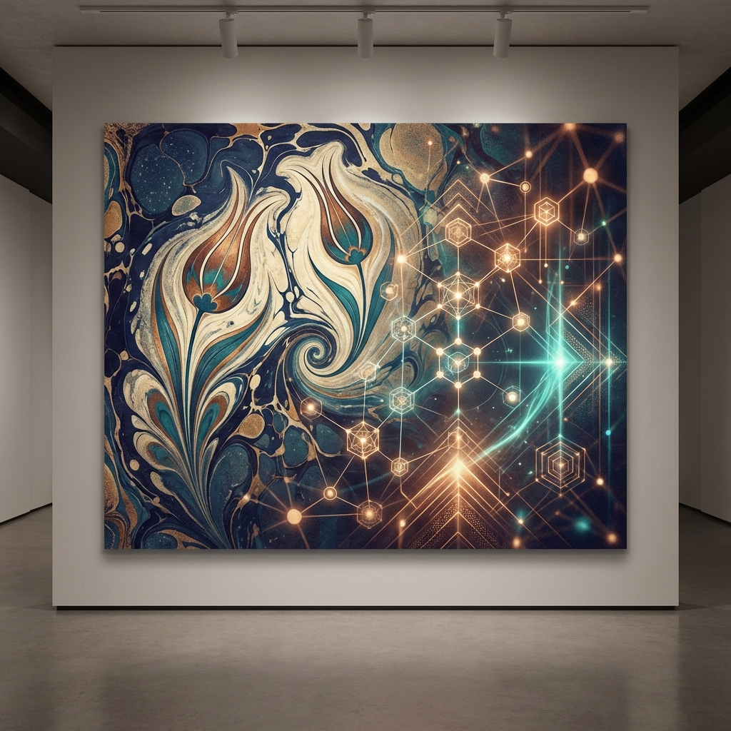 Turkish Ebru Digital Art